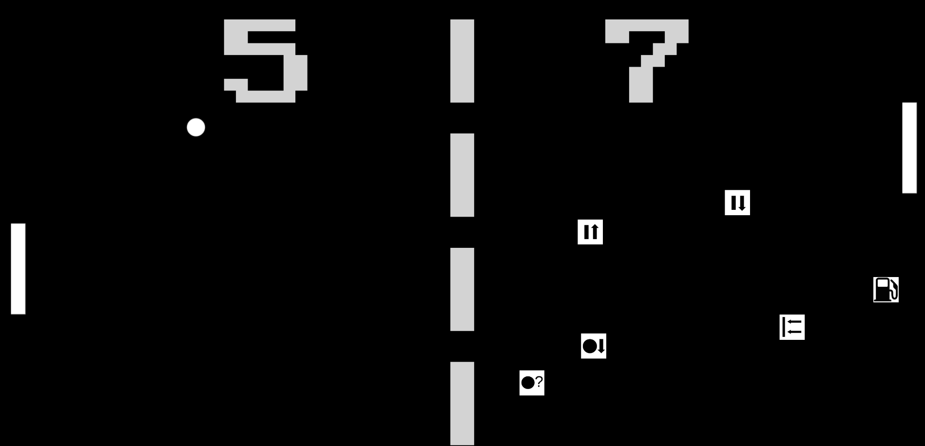 screenshot of super ping pong page